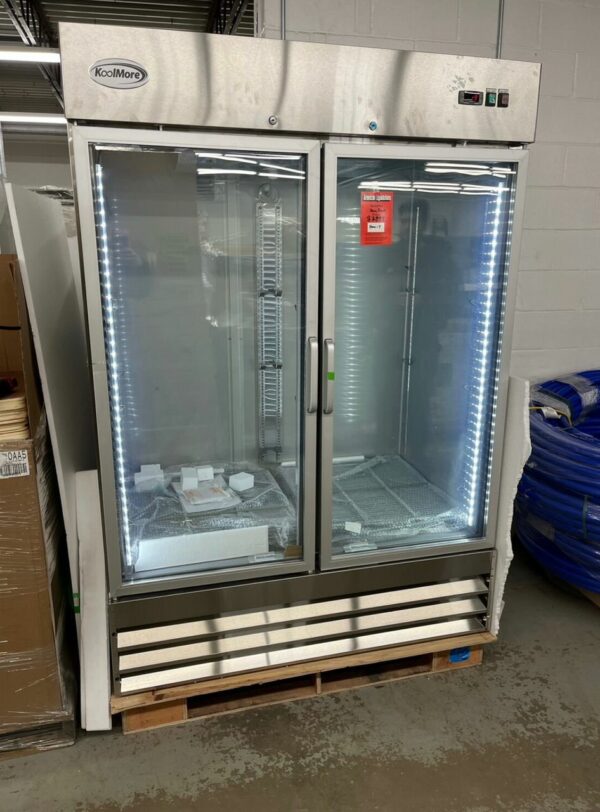 Glass Door Reach-In Freezer